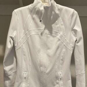 Lulu Lemon white jacket, size 6